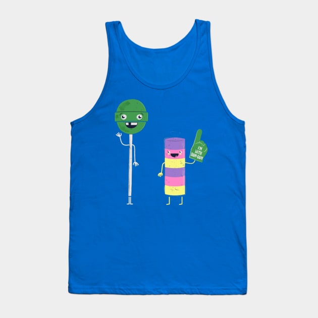 I'm With Dum Dum Tank Top by BeanePod